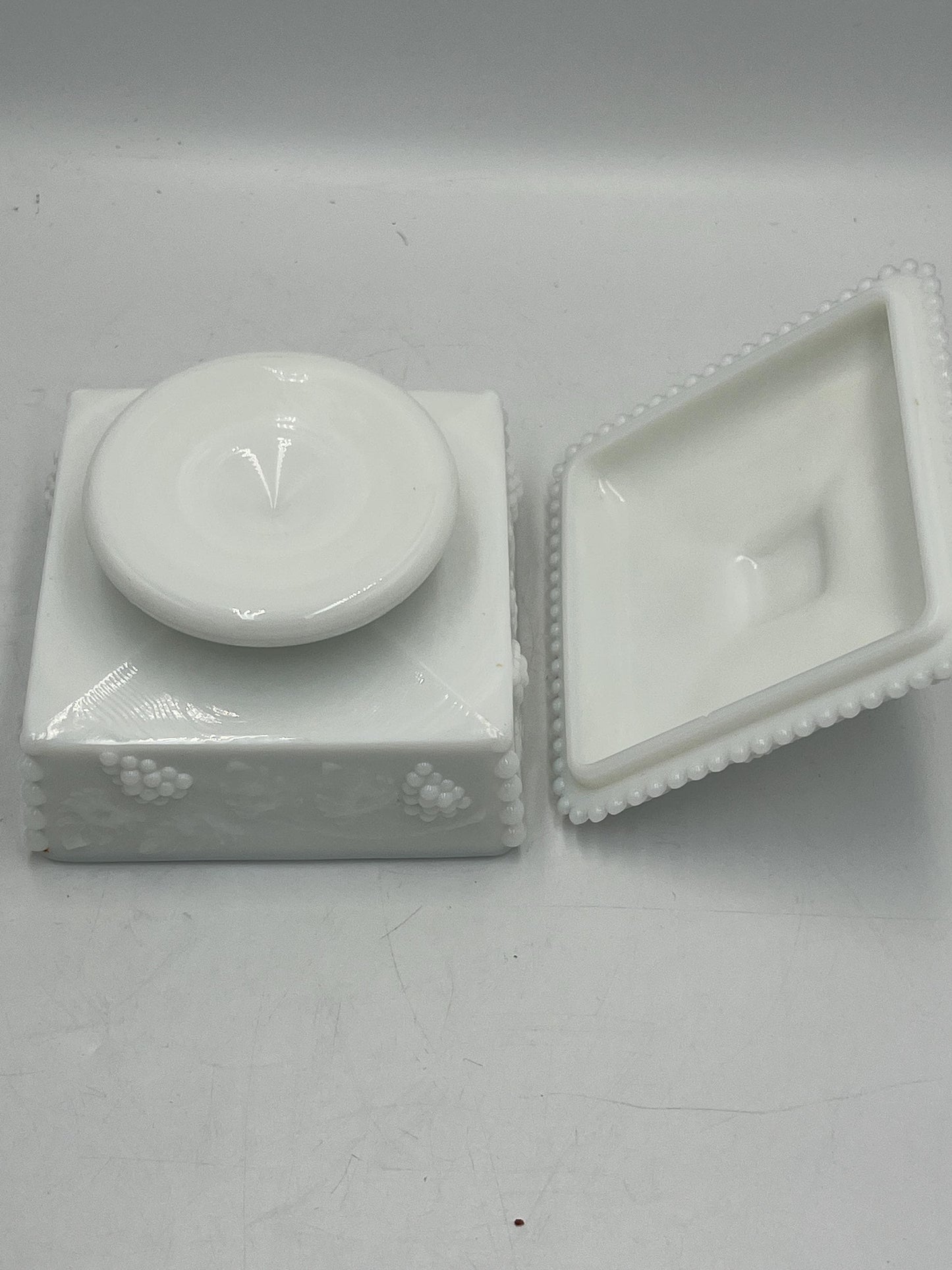Vintage Trinket Jewelry Boxes - Your Choice - Milk Glass westmoreland