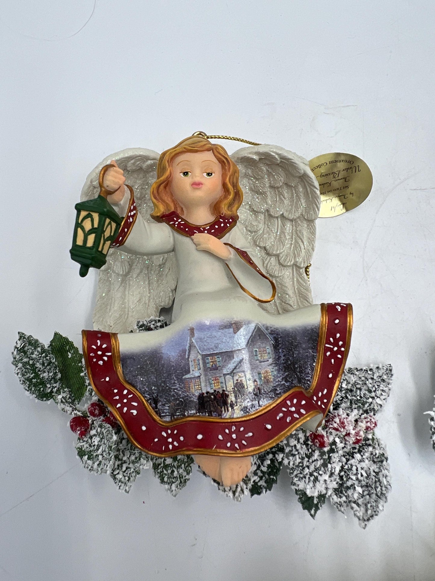 Winter Bleasing Angels Thomas Kinkade Set of 3