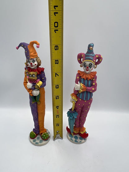Vintage Clown Figurine Collection – Lefton, Enesco, Annette Little (1977) and More | Porcelain & Ceramic Circus Clowns | Sold Individually