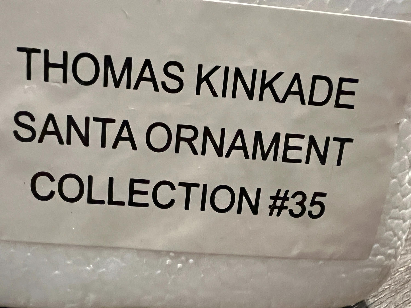 Thomas Kinkade Santa Ornaments, Collections 11, 15, 35, 37
