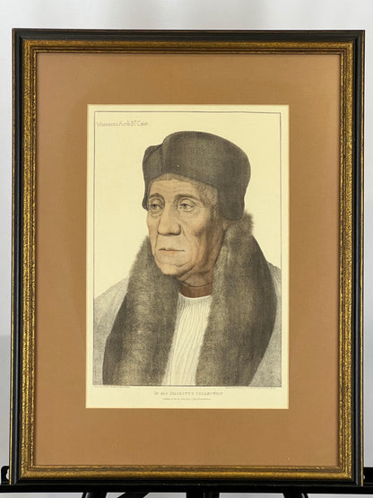 Hans Holbein Antique Monograph Portrait Prints (10 Individuals) - Your Choice