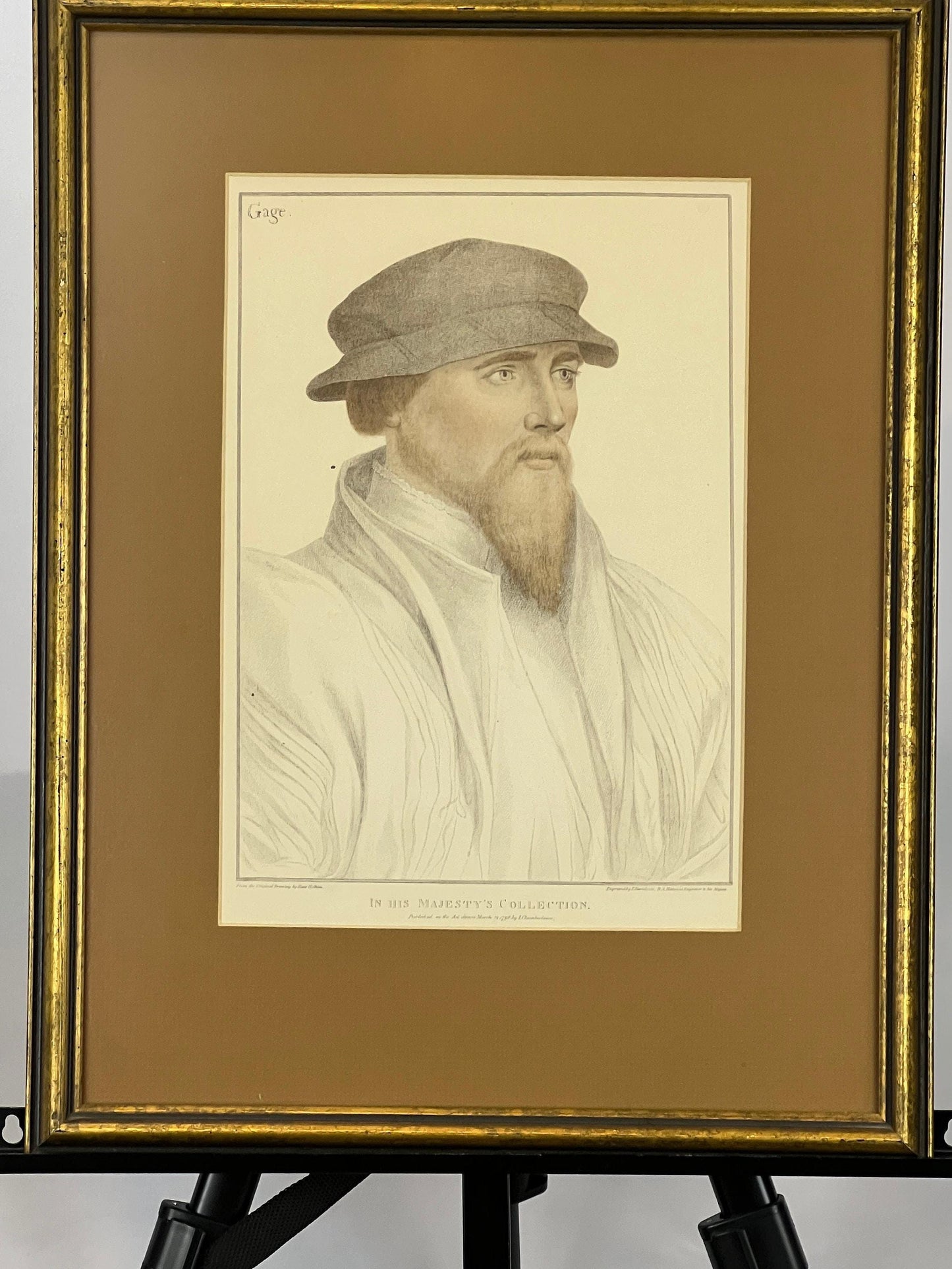 Hans Holbein Antique Monograph Portrait Prints (10 Individuals) - Your Choice