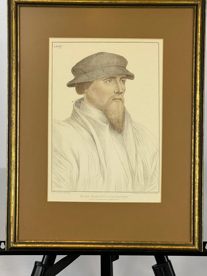 Hans Holbein Antique Monograph Portrait Prints (10 Individuals) - Your Choice