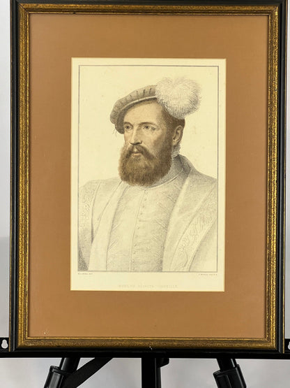 Hans Holbein Antique Monograph Portrait Prints (10 Individuals) - Your Choice