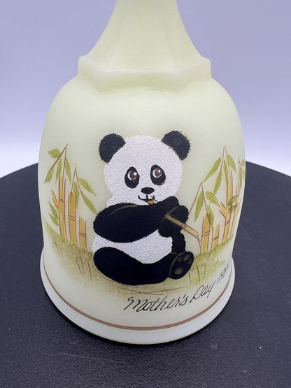 Fenton Mother's Day Bells Custard Glass GLOWS - Your Choice