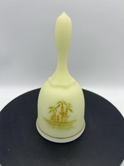 Fenton Mother's Day Bells Custard Glass GLOWS - Your Choice