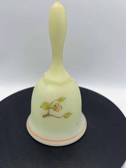 Fenton Mother's Day Bells Custard Glass GLOWS - Your Choice