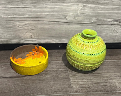 Mid Century Modern Aldo Londi Bitossi Pottery Pieces