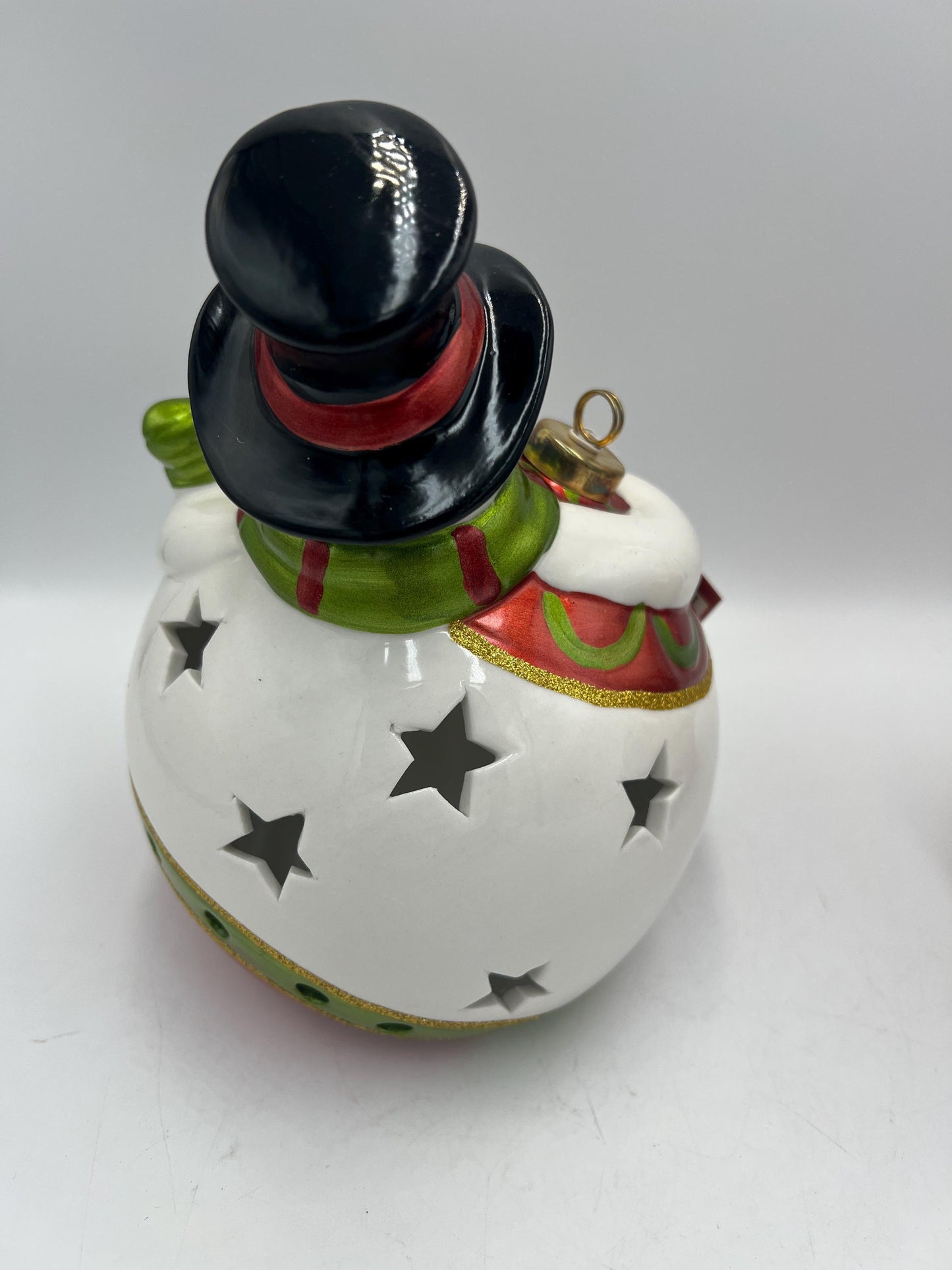 Frosty Snowman or Santa Luminary: Multicolor Flameless