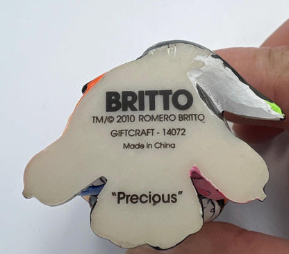 Romero Britto Small 2" Figurines Nacho, Cavendish, Cheeky, Precious