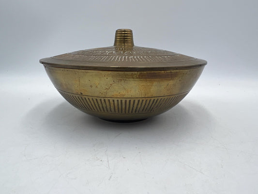 Covered Brass Bowl India Sarna Brass
