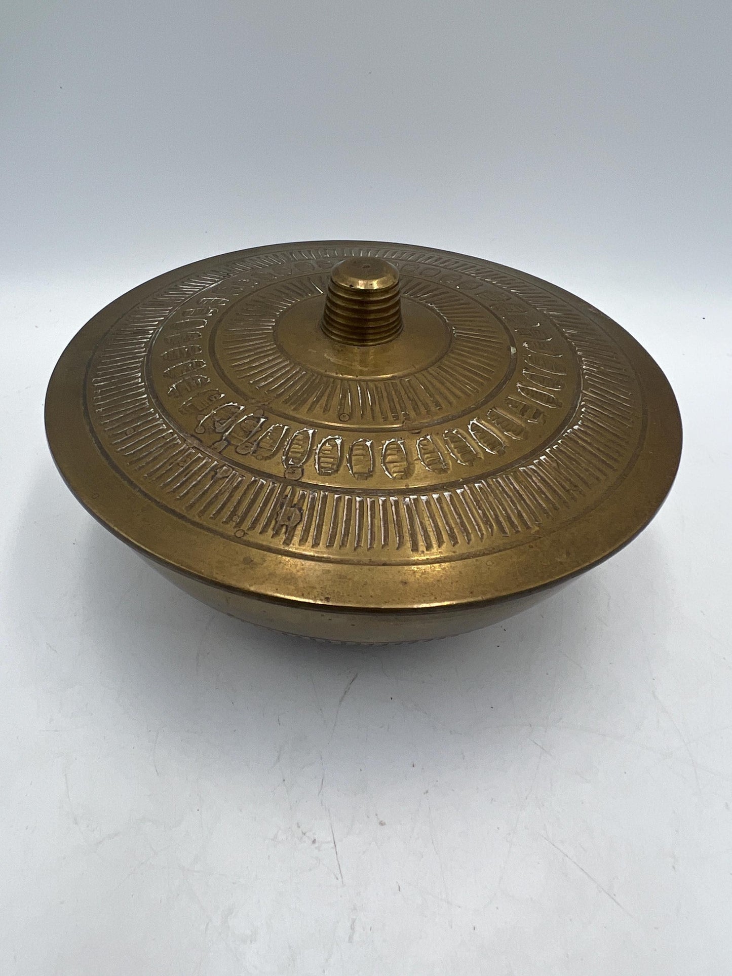 Covered Brass Bowl India Sarna Brass