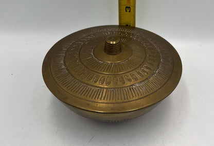 Covered Brass Bowl India Sarna Brass
