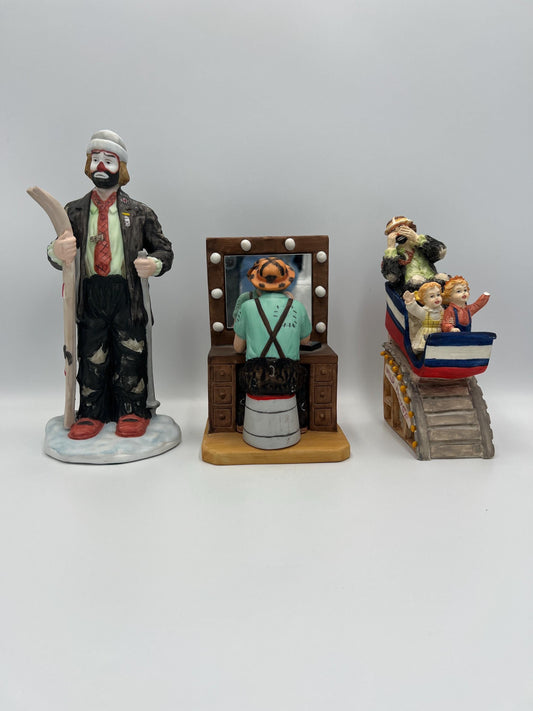 Emmett Kelly Jr, Porcelain Statues YOUR CHOICE