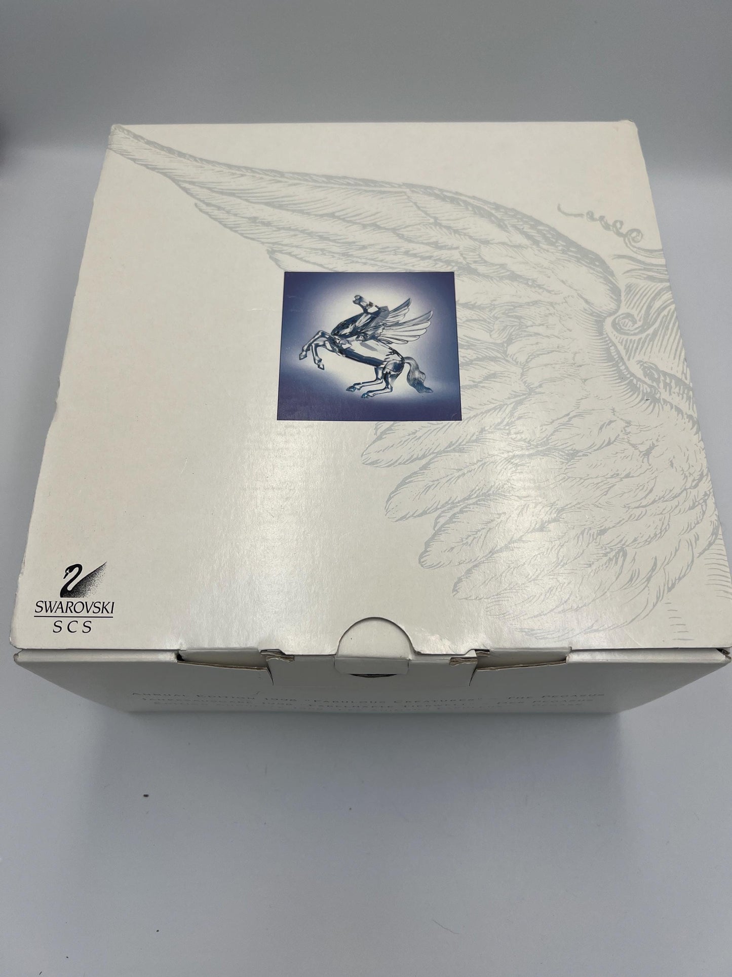 Swarovski Pegasus, Fabulous Creatures series, 1998, in Original Box and Packaging