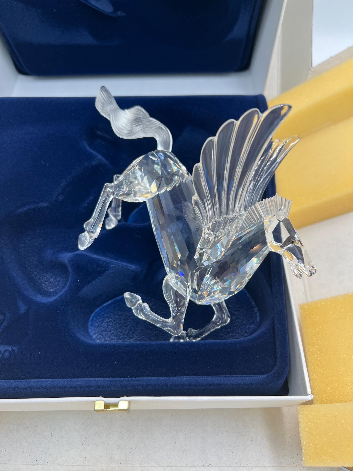 Swarovski Pegasus, Fabulous Creatures series, 1998, in Original Box and Packaging