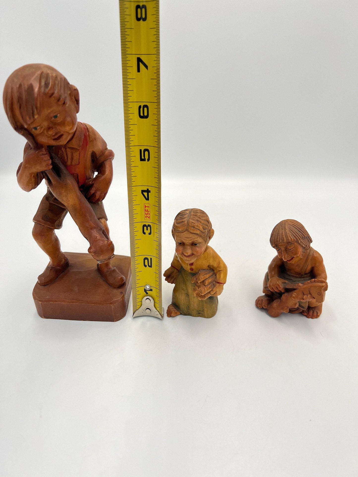 Italian Handcrafted Wooden Figures - Your Choice