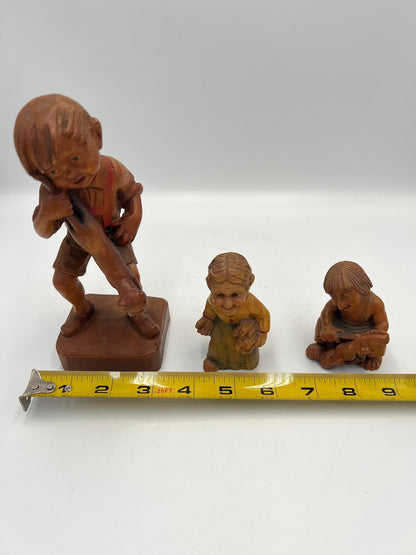 Italian Handcrafted Wooden Figures - Your Choice