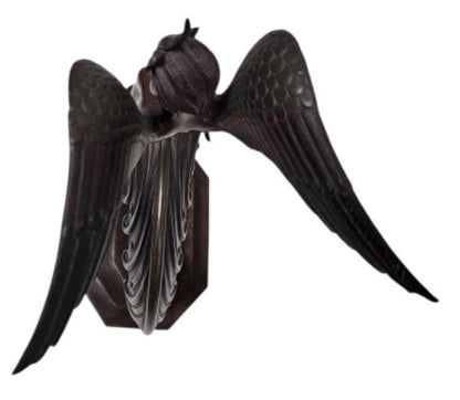 Vintage 1980 Erte Firebird Bronze Sculpture