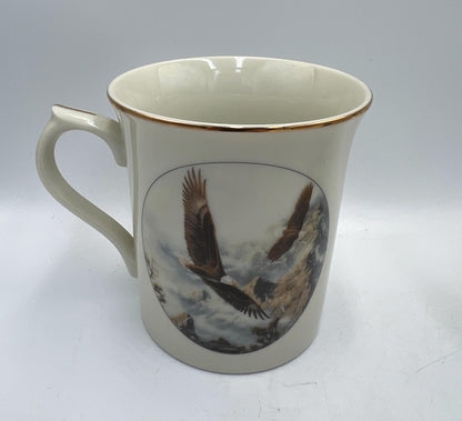 Lenox Eagle Conservation Collection 1994 Complete Mug Set of 4