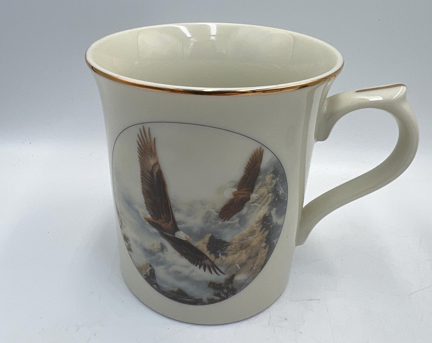 Lenox Eagle Conservation Collection 1994 Complete Mug Set of 4