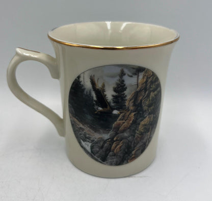 Lenox Eagle Conservation Collection 1994 Complete Mug Set of 4