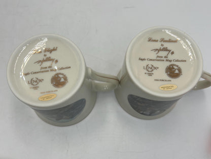 Lenox Eagle Conservation Collection 1994 Complete Mug Set of 4