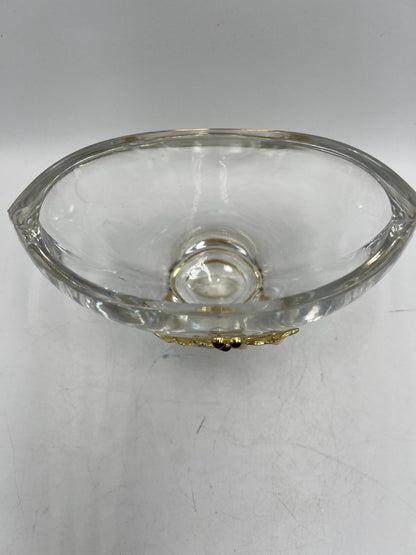 Art Glass - Mikasa Dish - Jonal Hershey Kiss - Holiday Teleflora Dish - Snowflake - Zinnia Petal - Cube