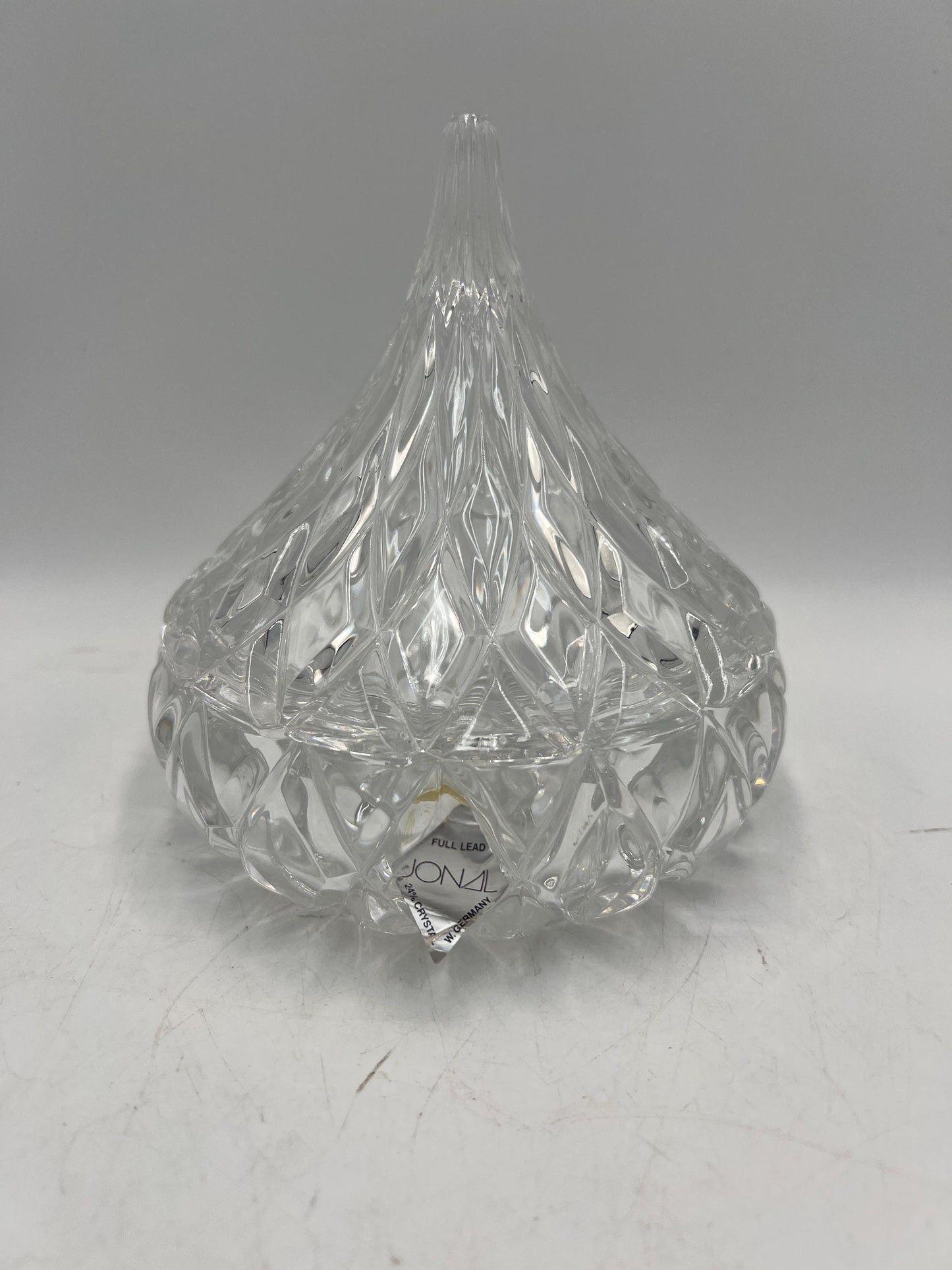 Art Glass - Mikasa Dish - Jonal Hershey Kiss - Holiday Teleflora Dish - Snowflake - Zinnia Petal - Cube