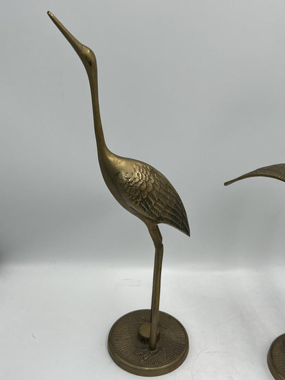 Vintage Brass Cranes