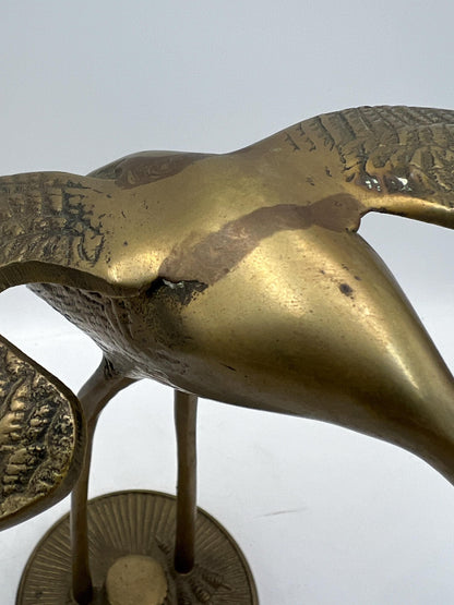 Vintage Brass Cranes