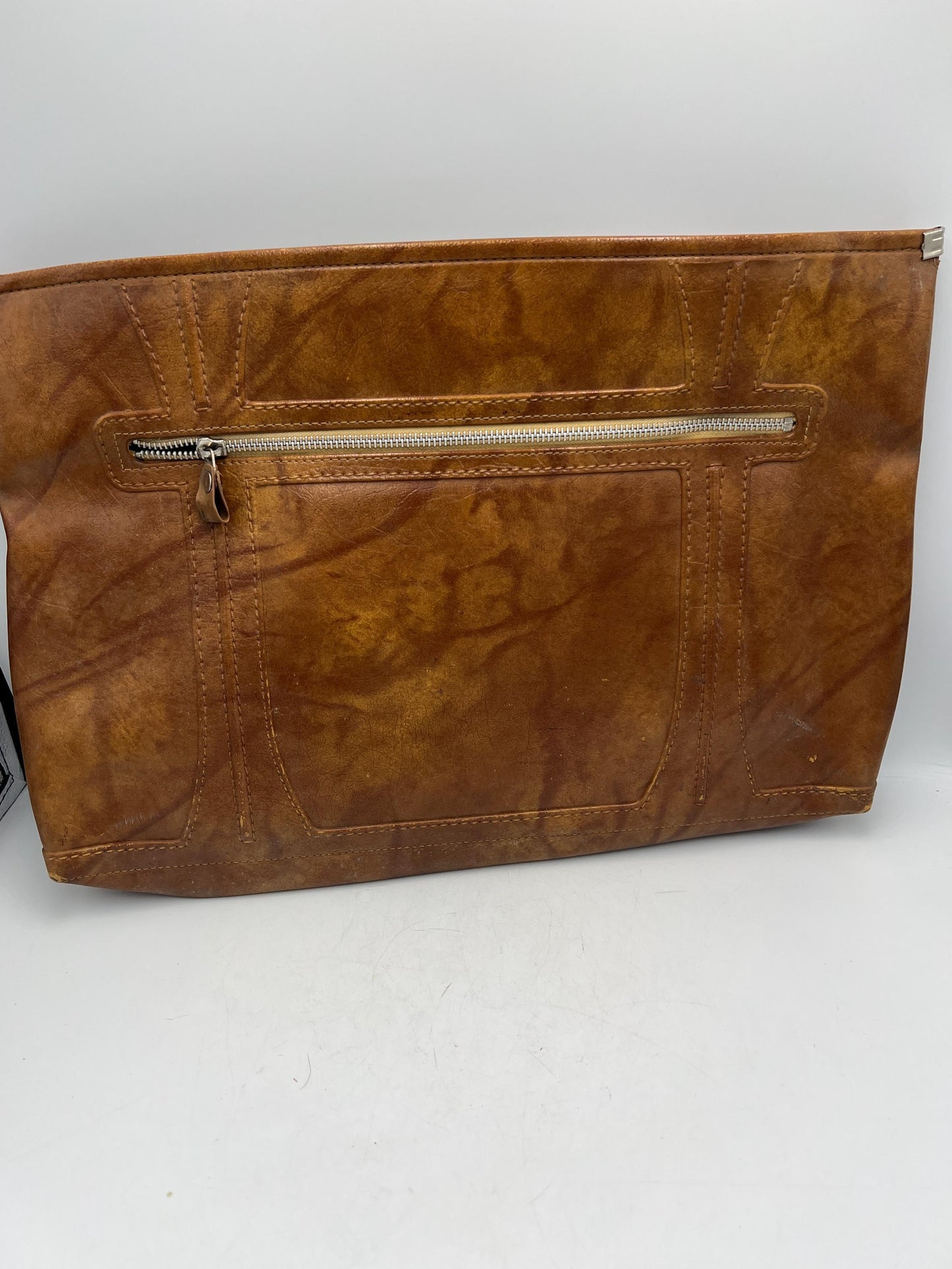Vintage 70s American Tourister Brown Document Laptop Bag Luggage