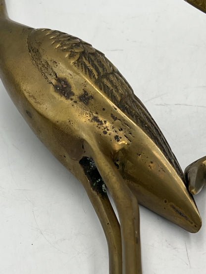 Vintage Brass Cranes