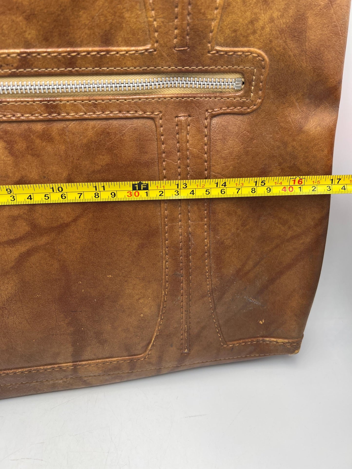 Vintage 70s American Tourister Brown Document Laptop Bag Luggage