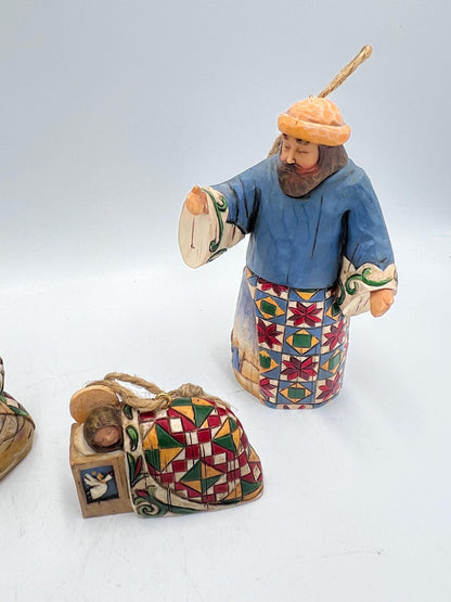 Nativity Set: Jim Shore Heartwood Creek - Folk Art Style