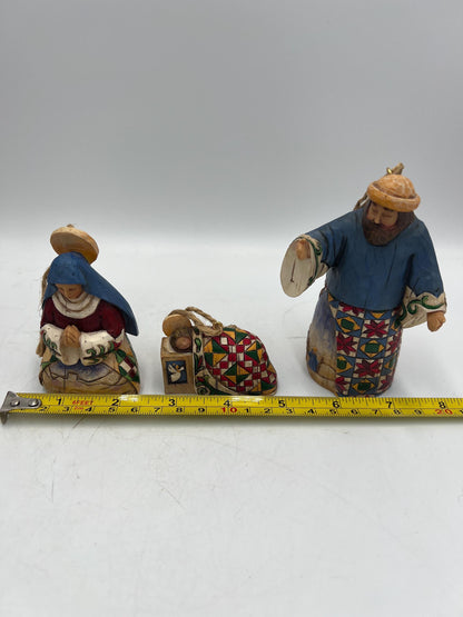 Nativity Set: Jim Shore Heartwood Creek - Folk Art Style