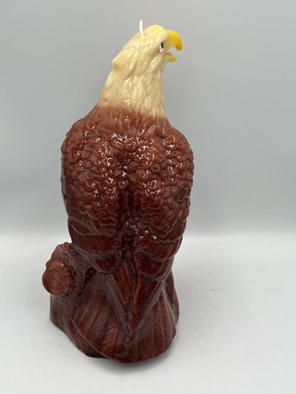 Sculpted Eagle Wax Candle - Stunning