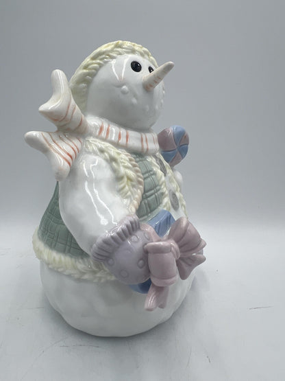 Christmas Decorations: Snowman Table Piece or Candy Dish