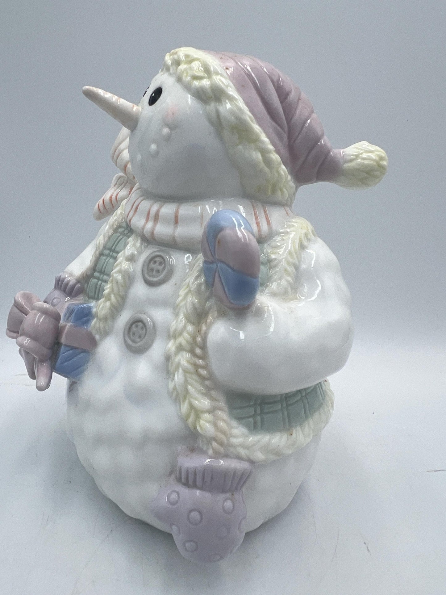 Christmas Decorations: Snowman Table Piece or Candy Dish