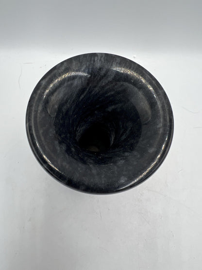 Heavy stone Candlestick Holder Art Pottery