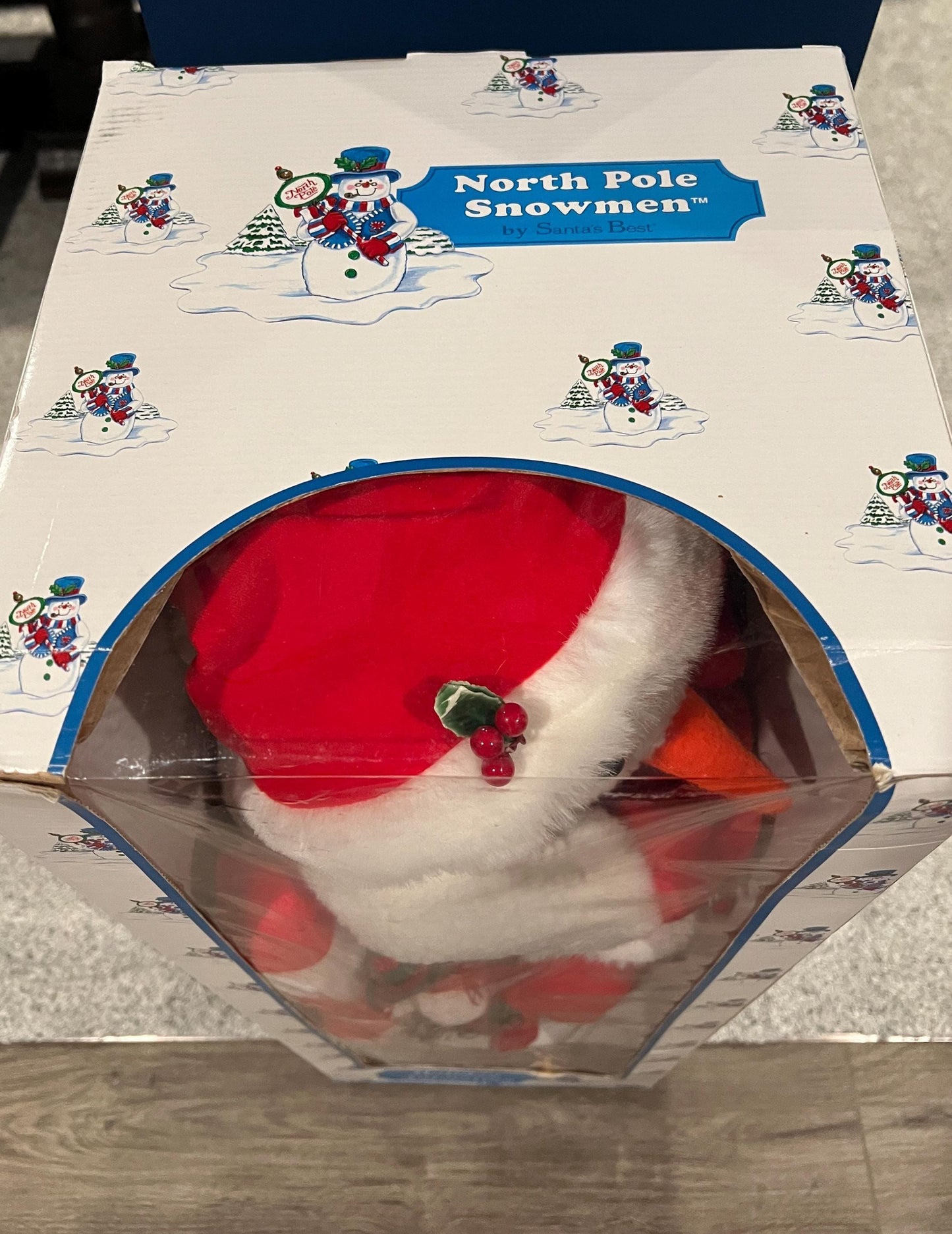 Snowman Christmas Décor: Santa's Best Animated Trio