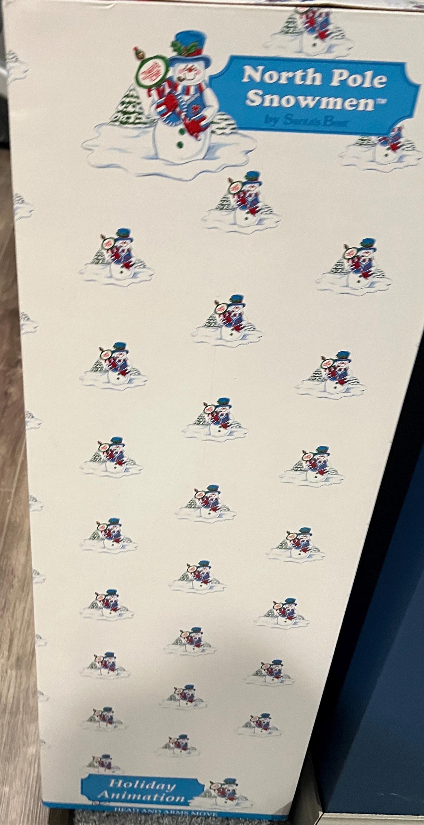 Snowman Christmas Décor: Santa's Best Animated Trio