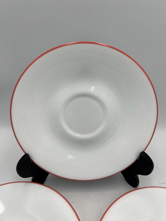 Vintage Corelle by Corning saucers set of (4) Spiecberry 6.25"