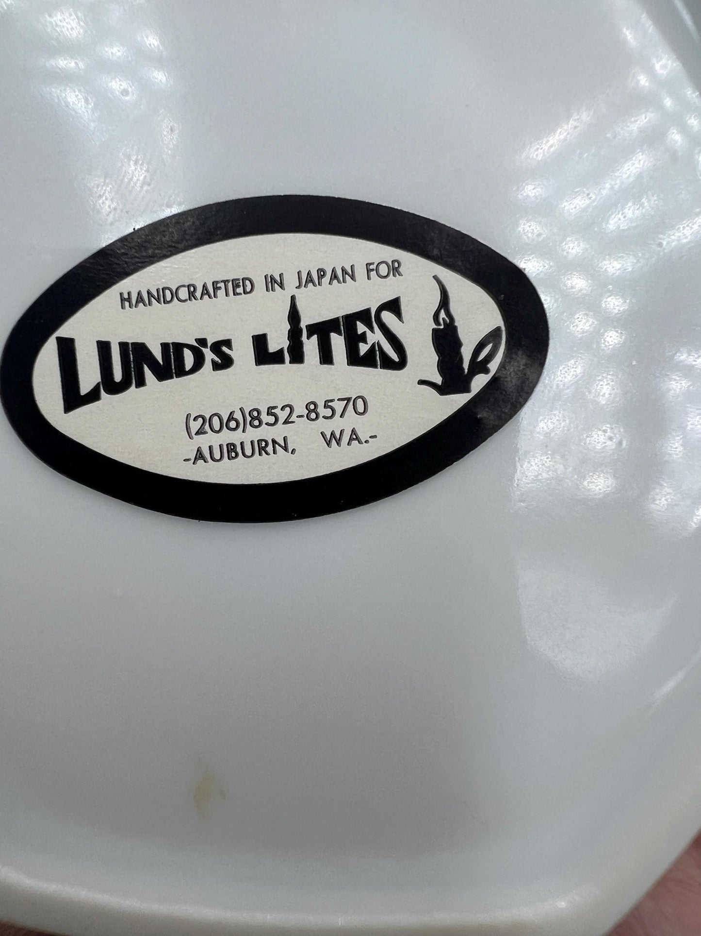 Lund's Lites Asian Inspired Ceramic Trinket Box with Candles - Two