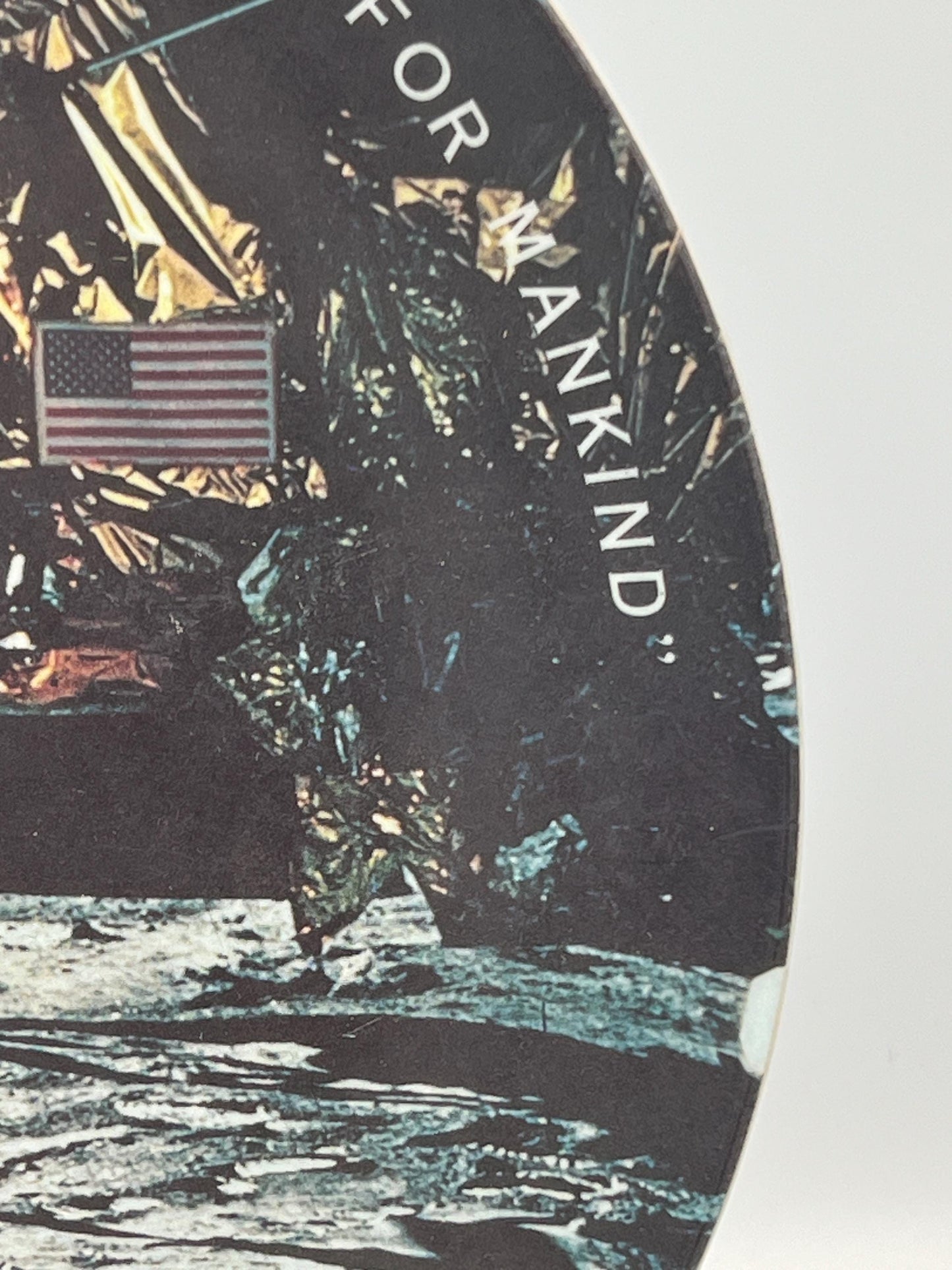 Vintage Plastic Plate Featuring the 1969 Nasa Moon Landing by Texas Ware