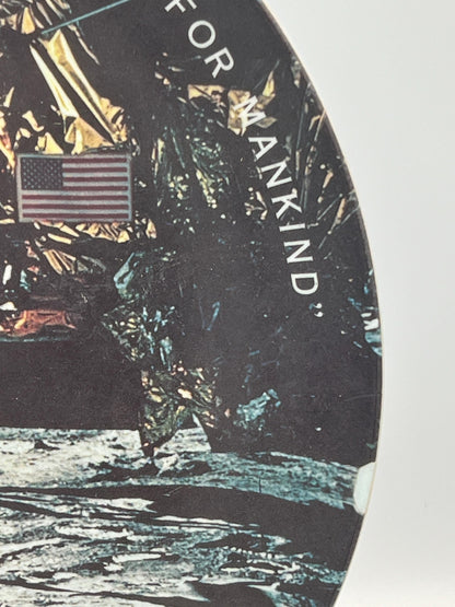 Vintage Plastic Plate Featuring the 1969 Nasa Moon Landing by Texas Ware