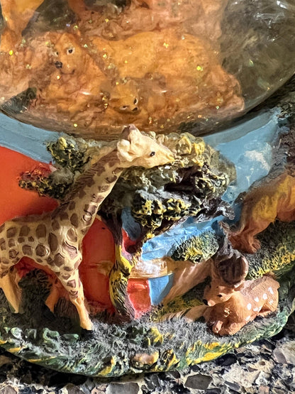 Born Free Music Box Snow Globe