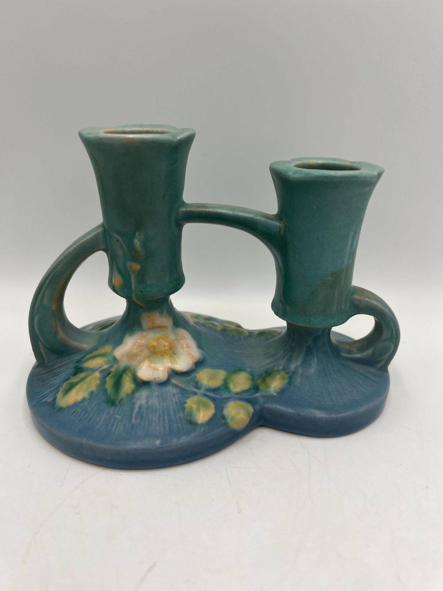 Roseville Blue Candlestick Holders Your Choice
