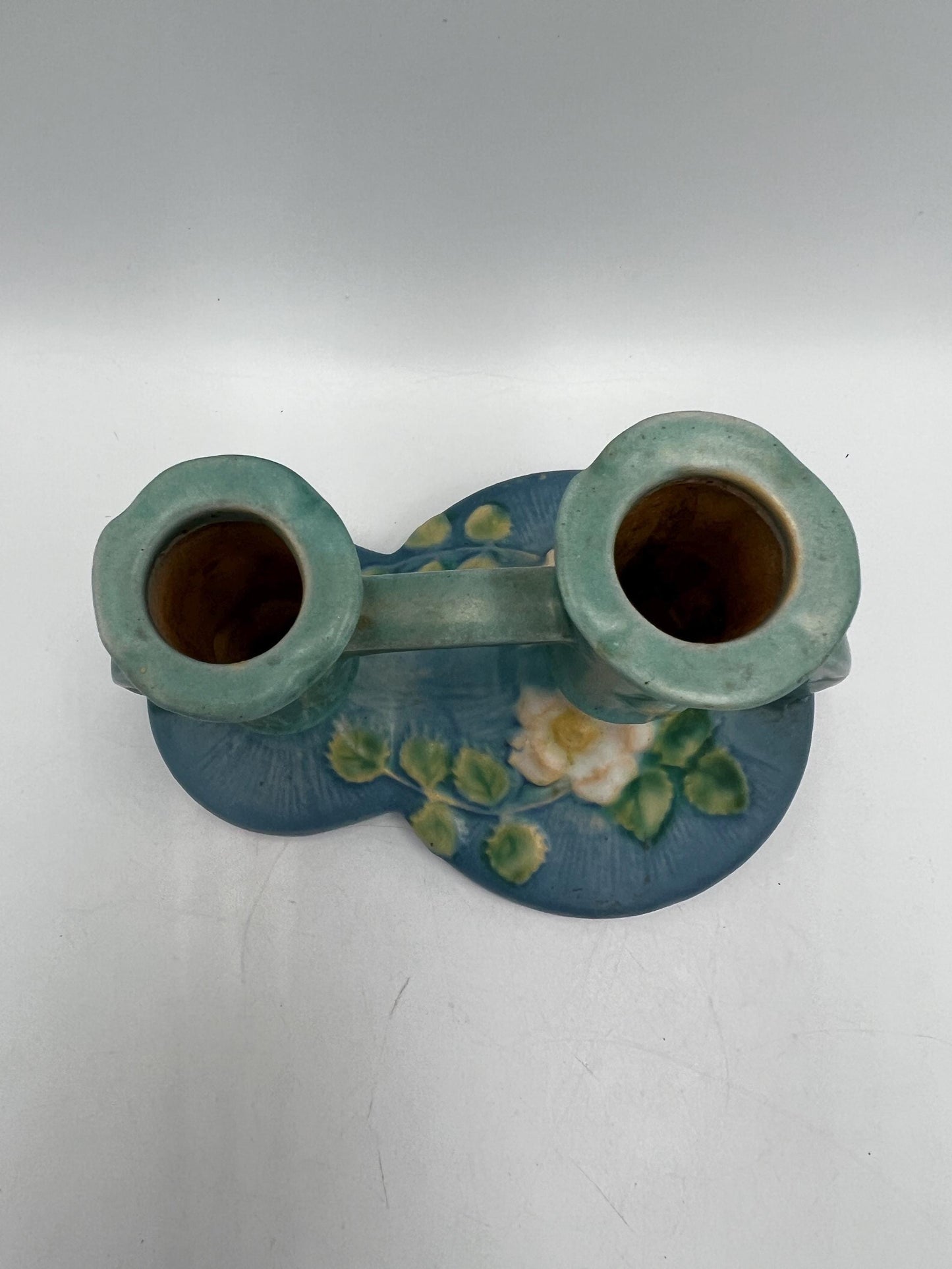 Roseville Blue Candlestick Holders Your Choice