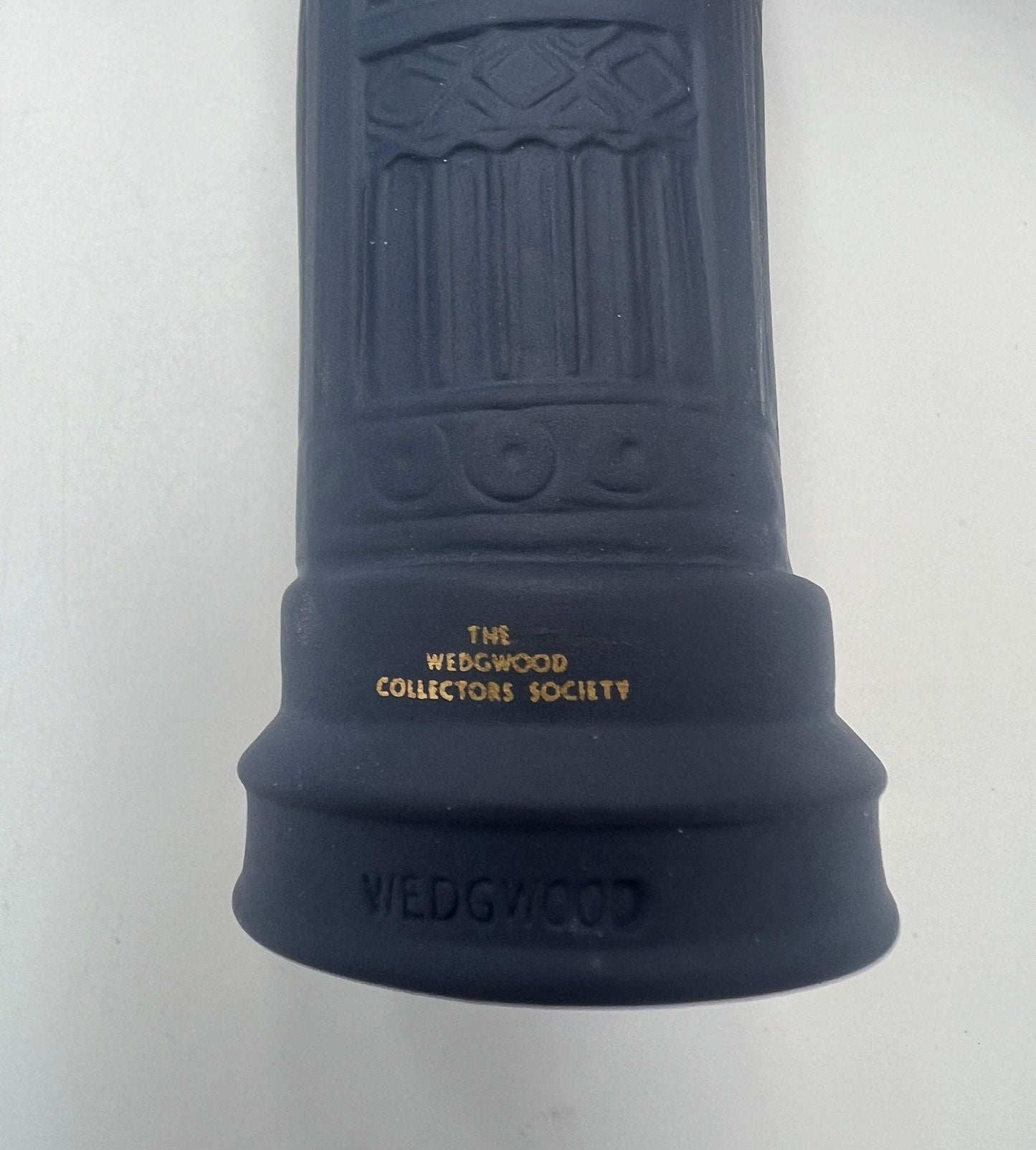 Wedgwood Jasperware Queen Figurine: Vintage Blue Basalt, 1972